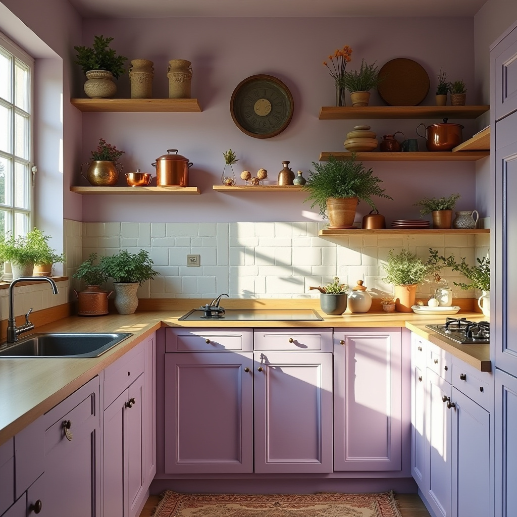 simple boho kitchen 37