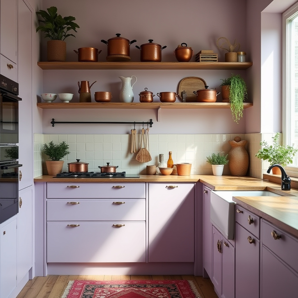 simple boho kitchen 38