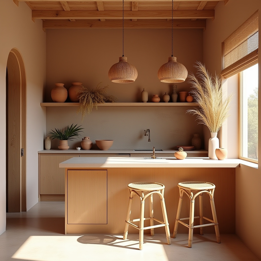 simple boho kitchen 5