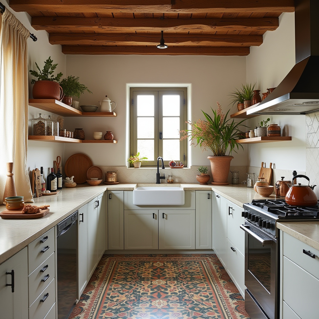 simple boho kitchen 8