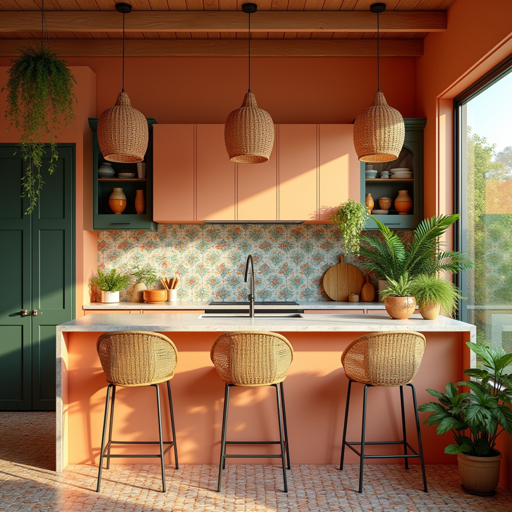 simple boho kitchen decor 10