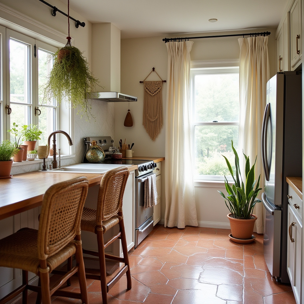 simple boho kitchen decor 2