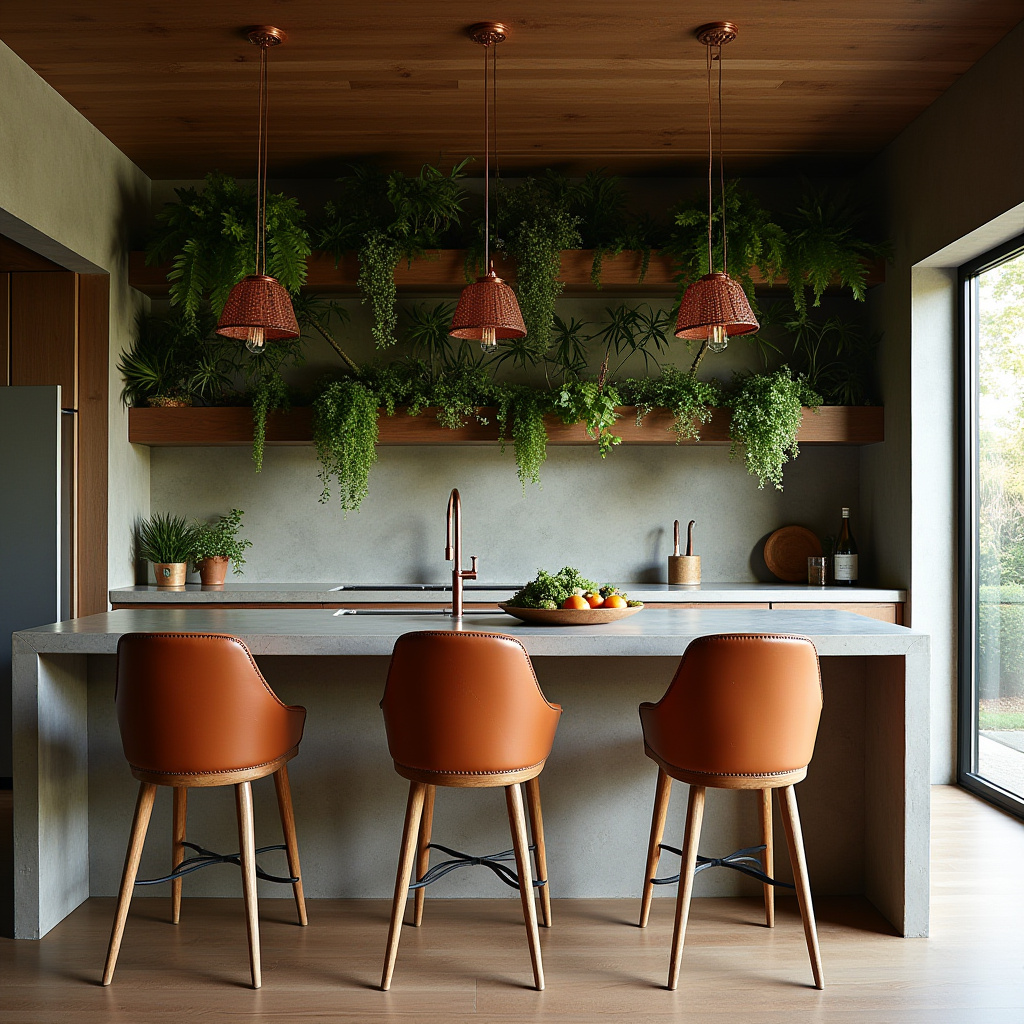 simple boho kitchen decor 23