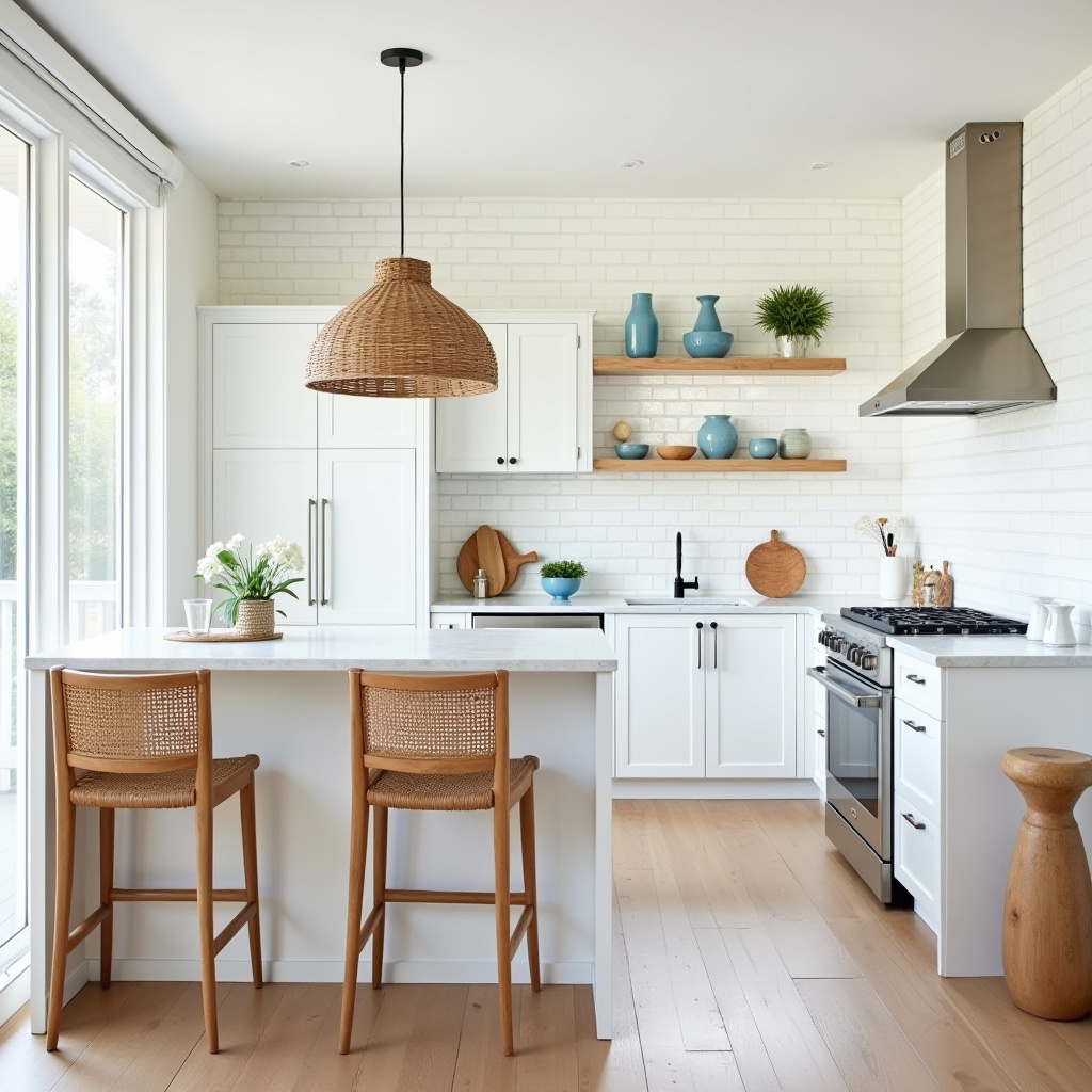 simple boho kitchen decor 25