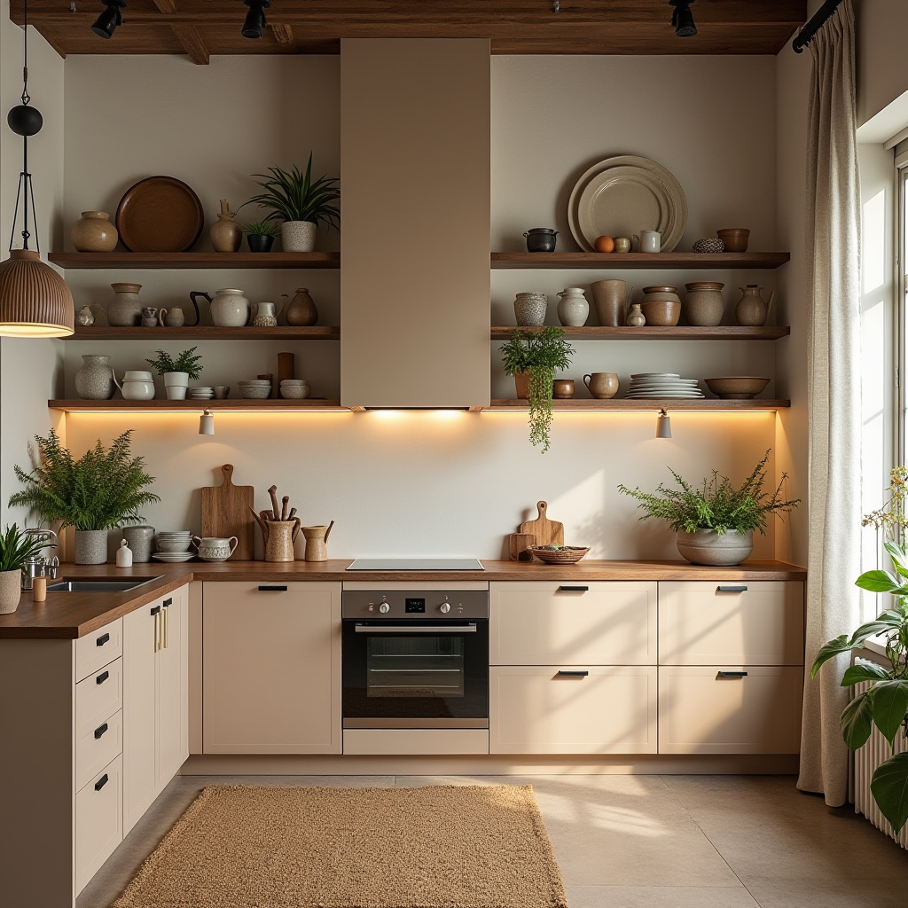 simple boho kitchen decor 3