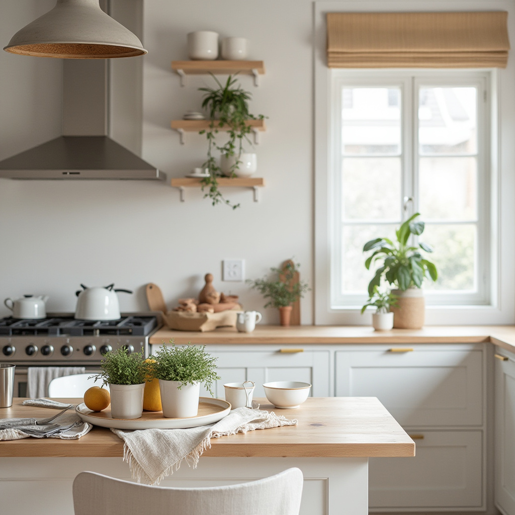 simple boho kitchen decor 37