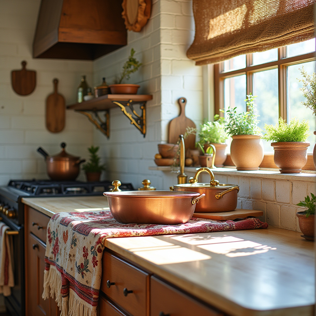 simple boho kitchen decor 6