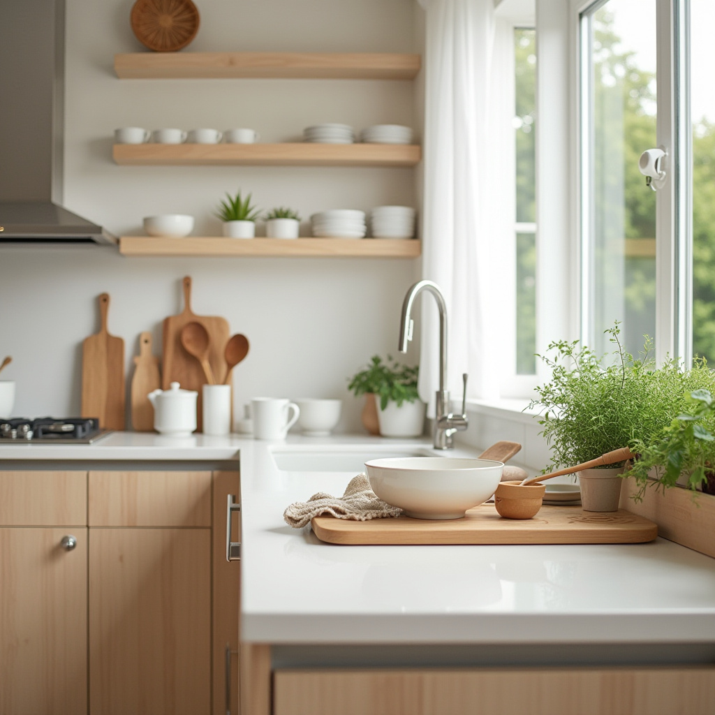 simple boho kitchen decor 7