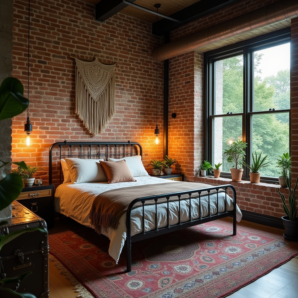 small boho bedroom 14