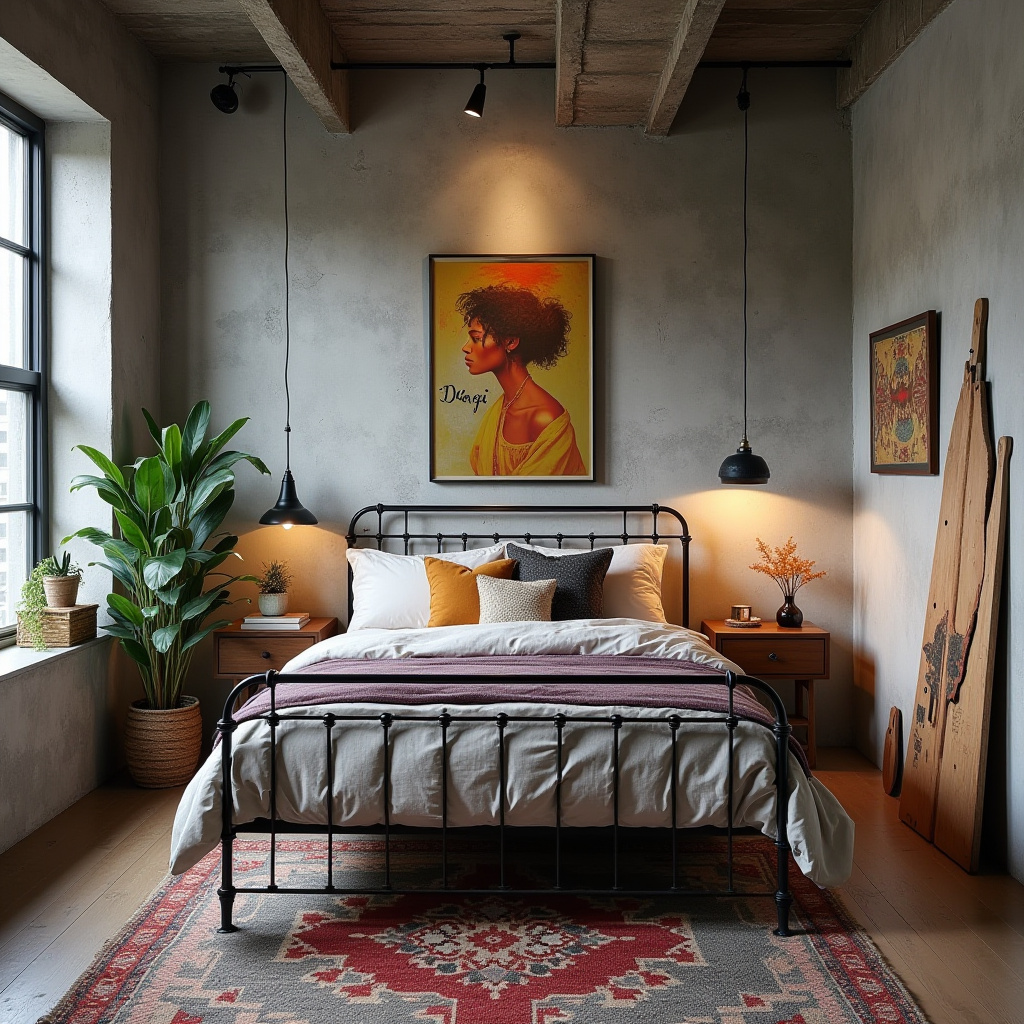 small boho bedroom 36
