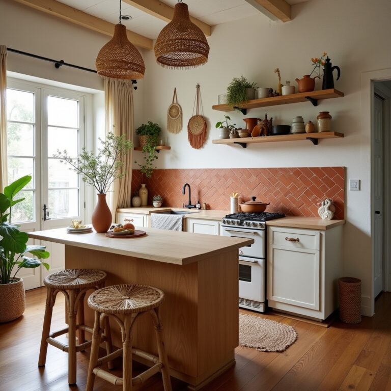 small boho kitchen 1