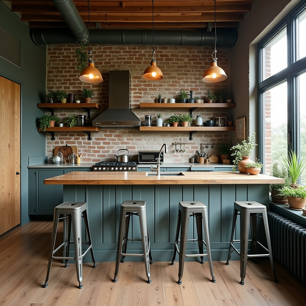 small boho kitchen 13