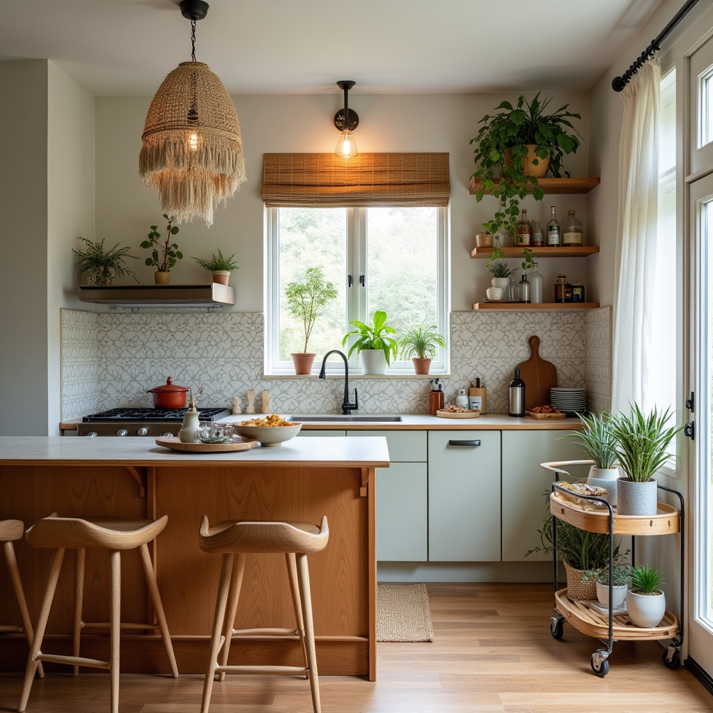 small boho kitchen 17