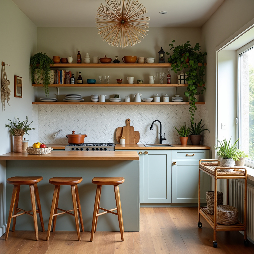 small boho kitchen 18