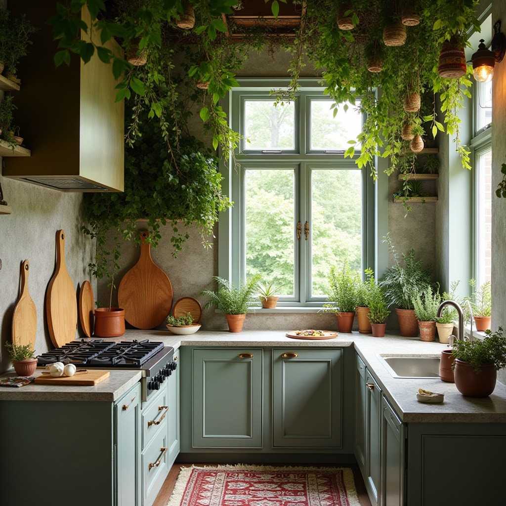 small boho kitchen 27