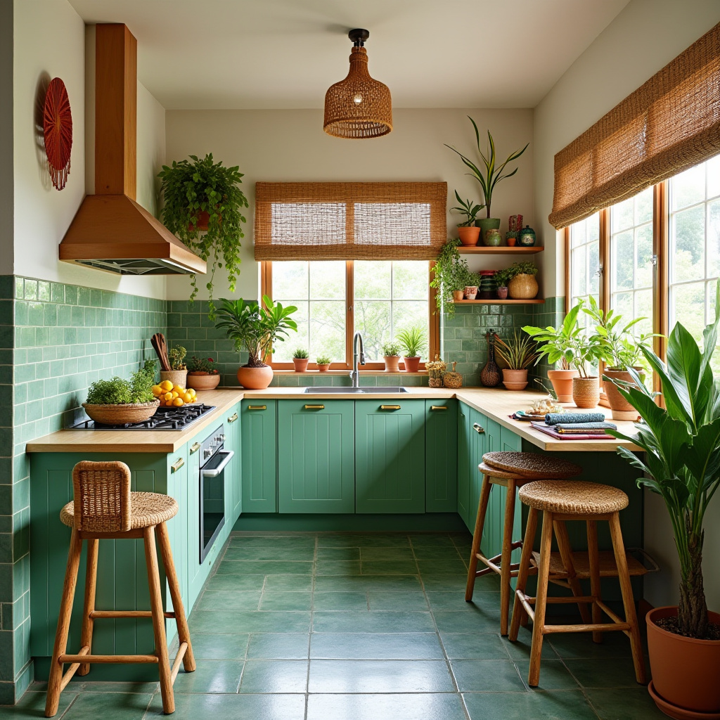small boho kitchen 31