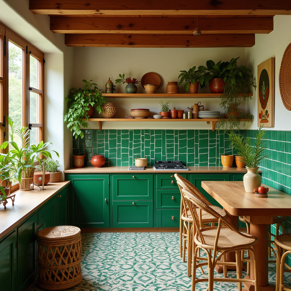 small boho kitchen 32