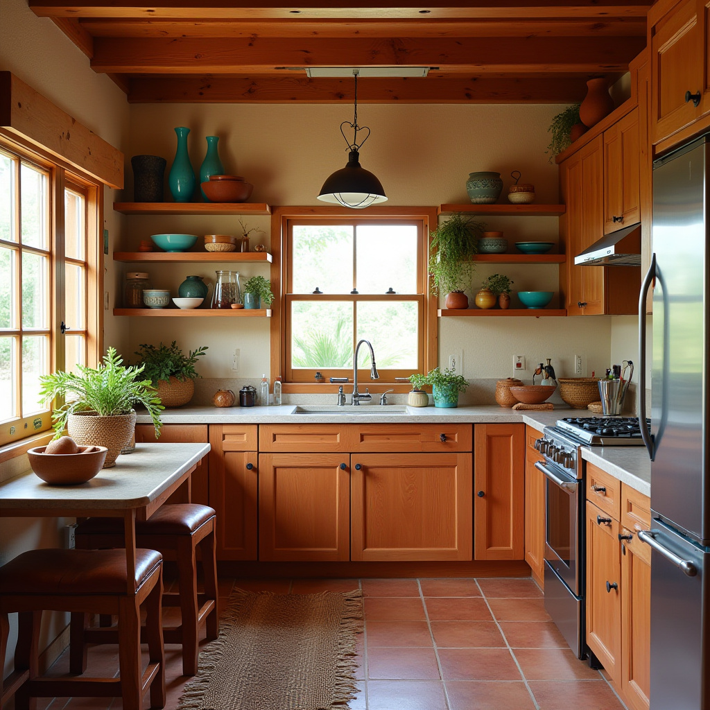small boho kitchen 33