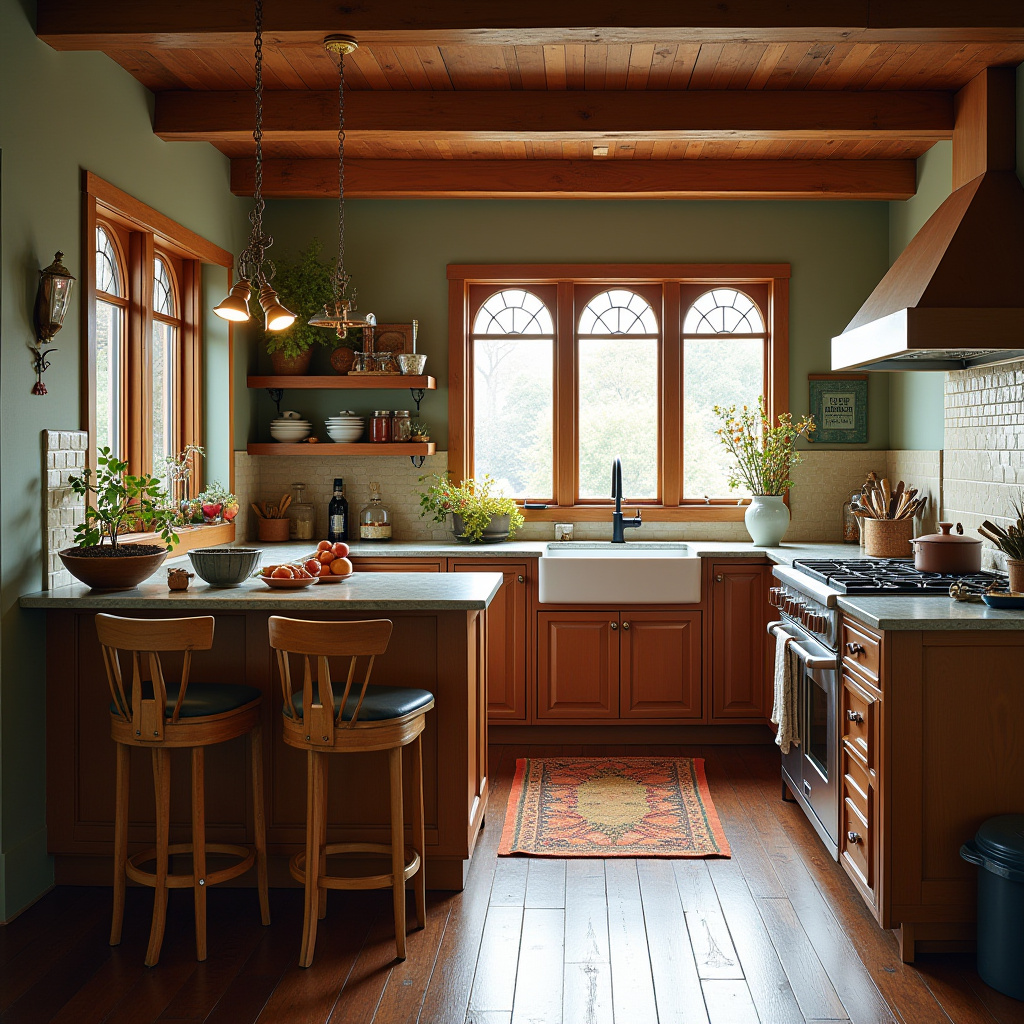 small boho kitchen 35