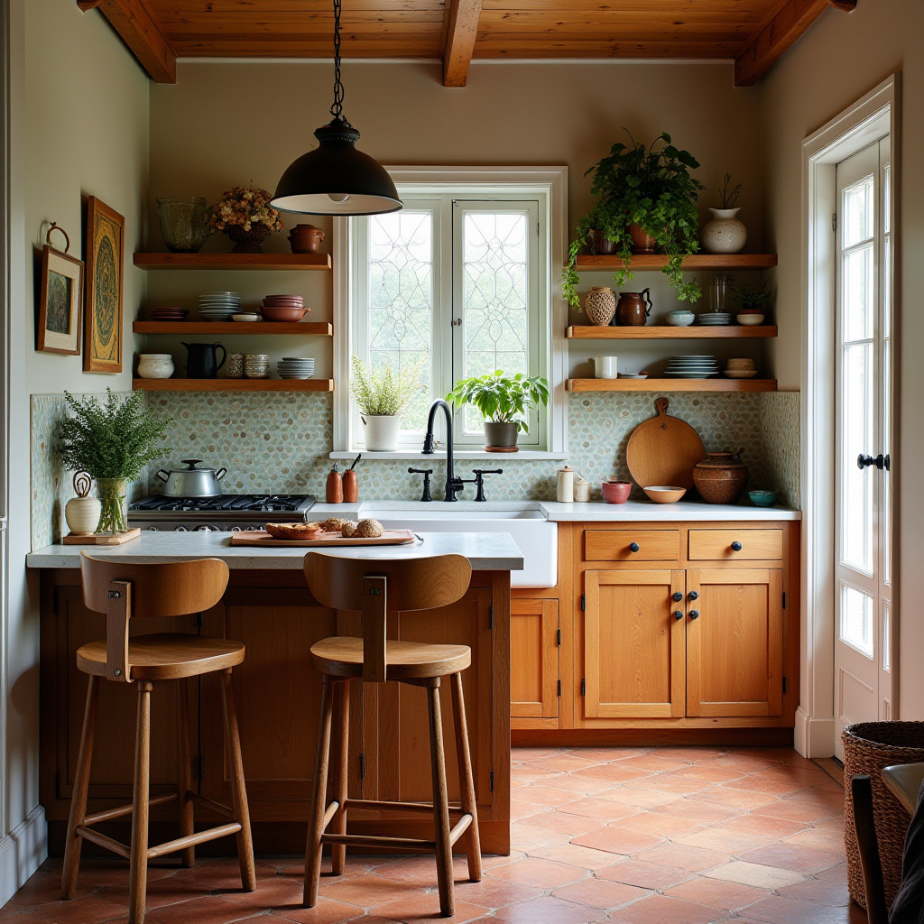 small boho kitchen 36