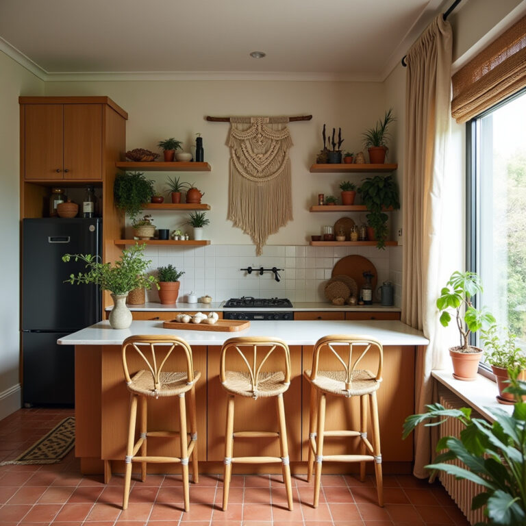 small boho kitchen decor 1