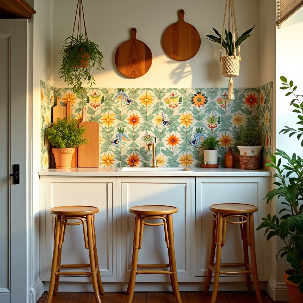 small boho kitchen decor 10