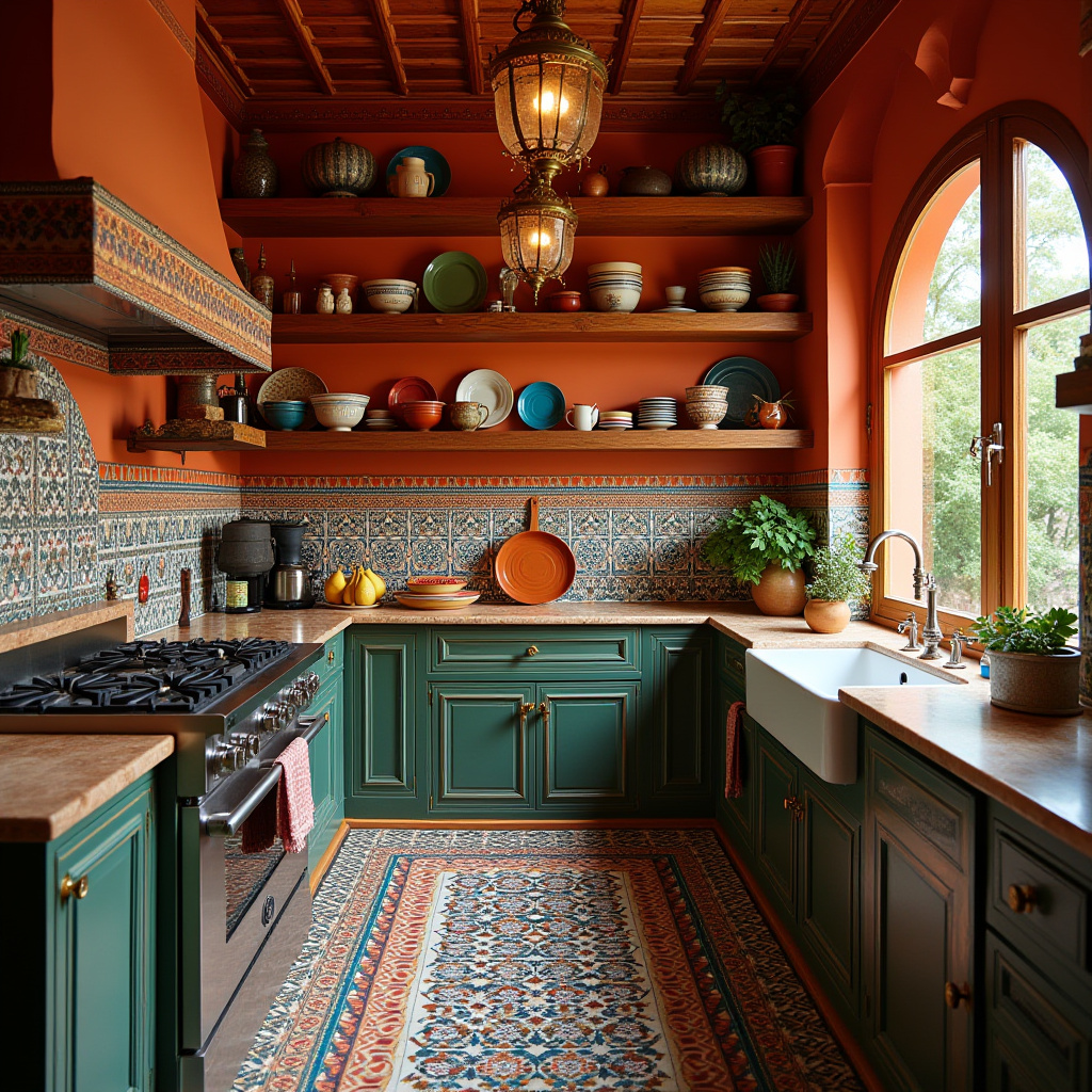 small boho kitchen decor 14