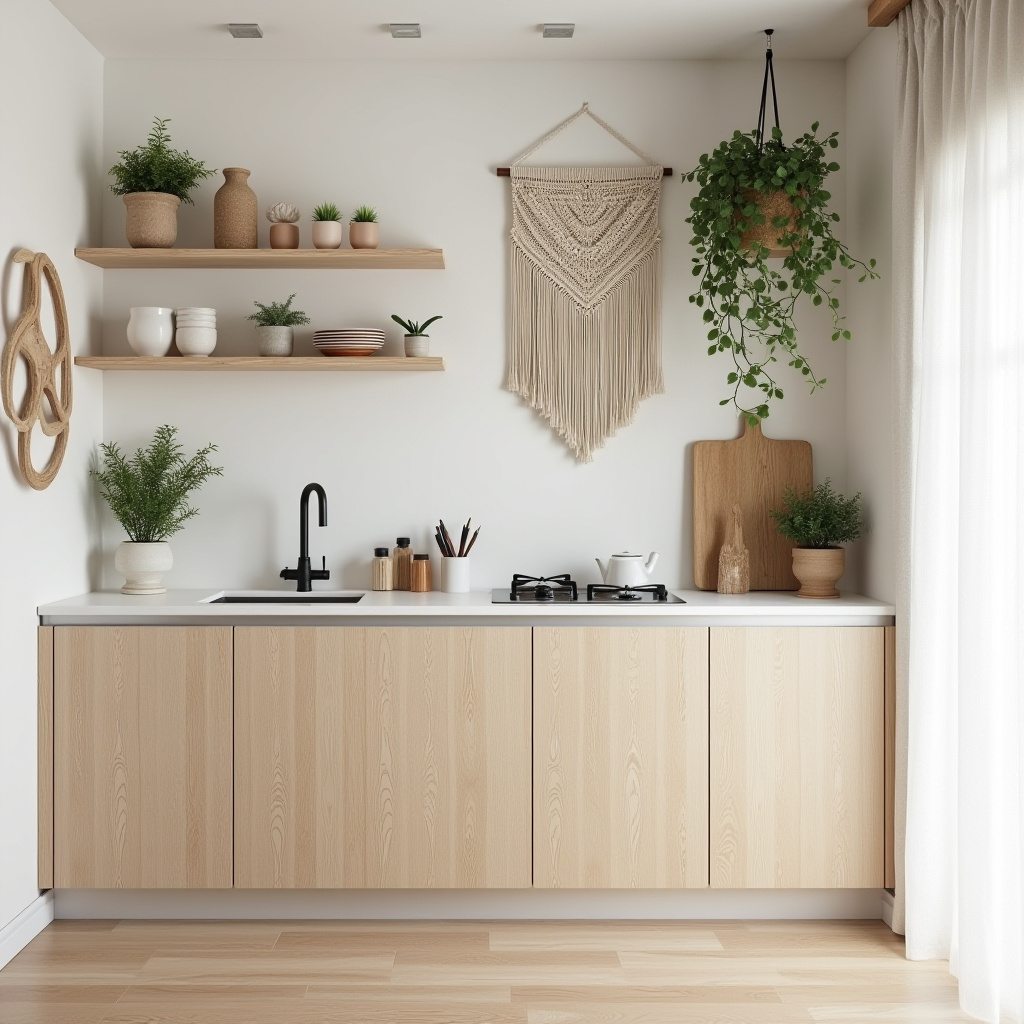 small boho kitchen decor 19