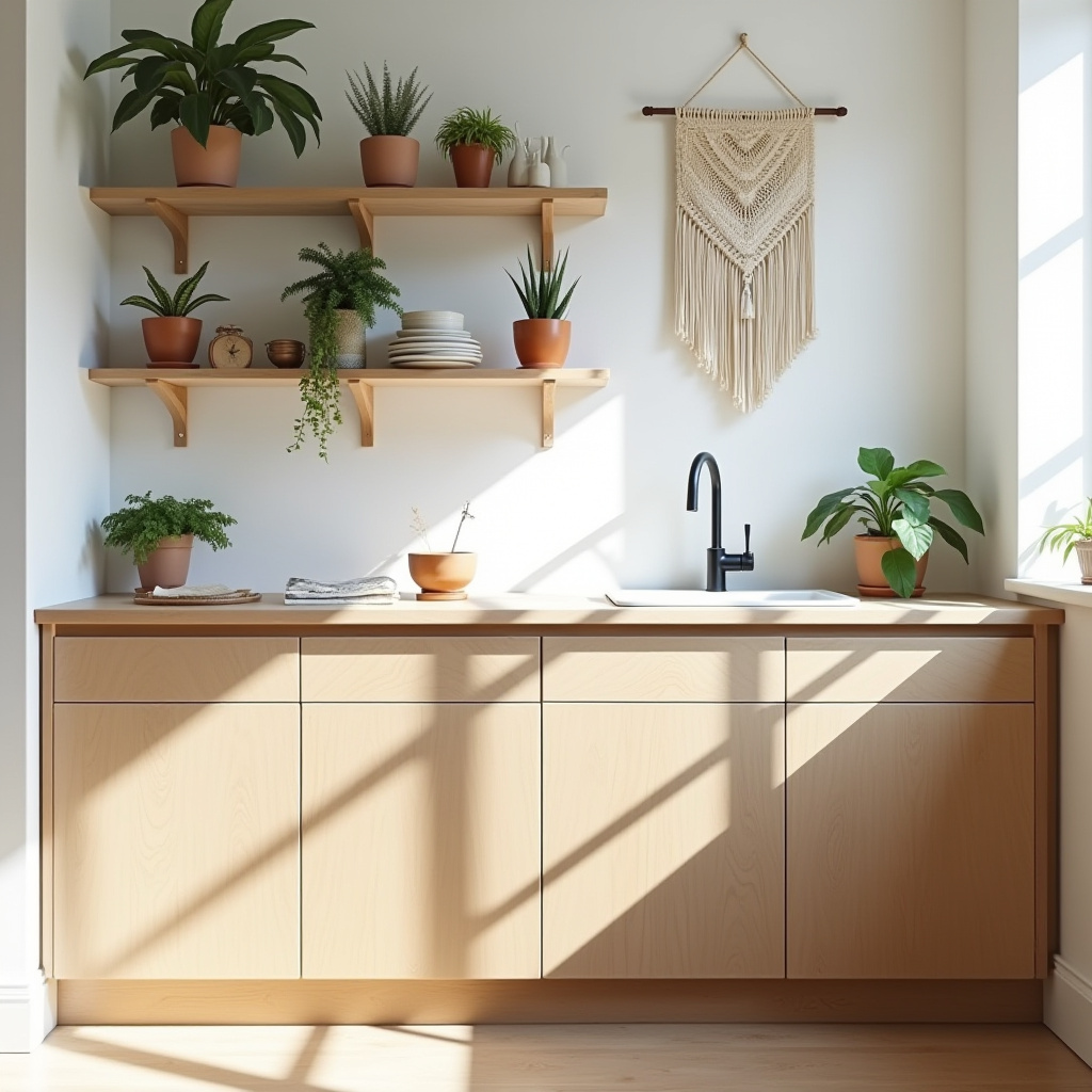 small boho kitchen decor 20