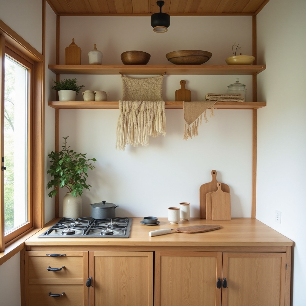 small boho kitchen decor 26