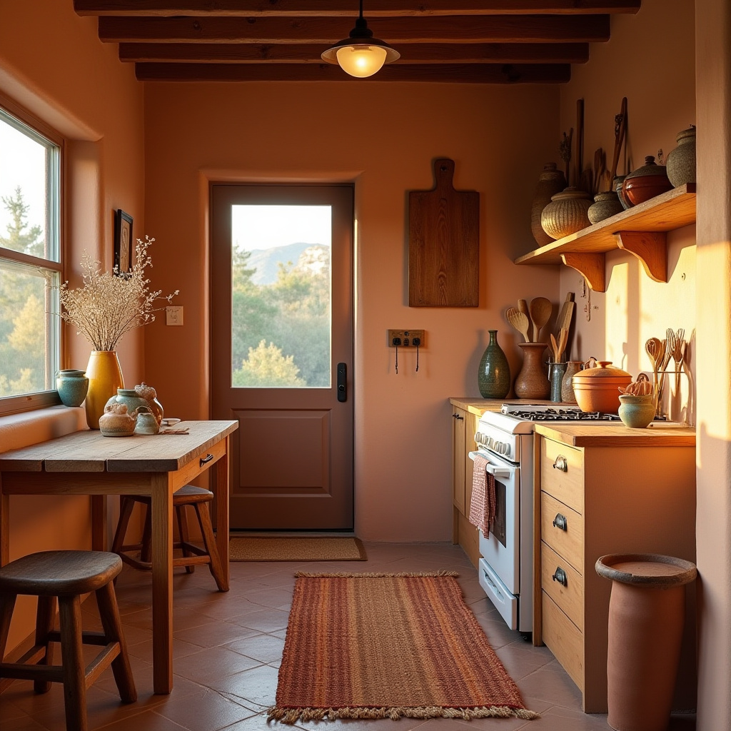 small boho kitchen decor 29