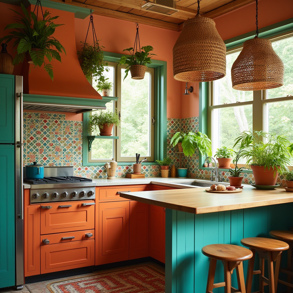 small boho kitchen decor 31