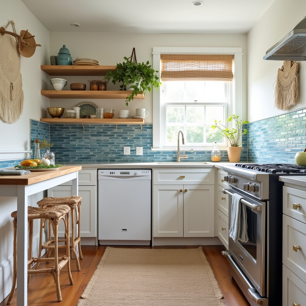small boho kitchen decor 40