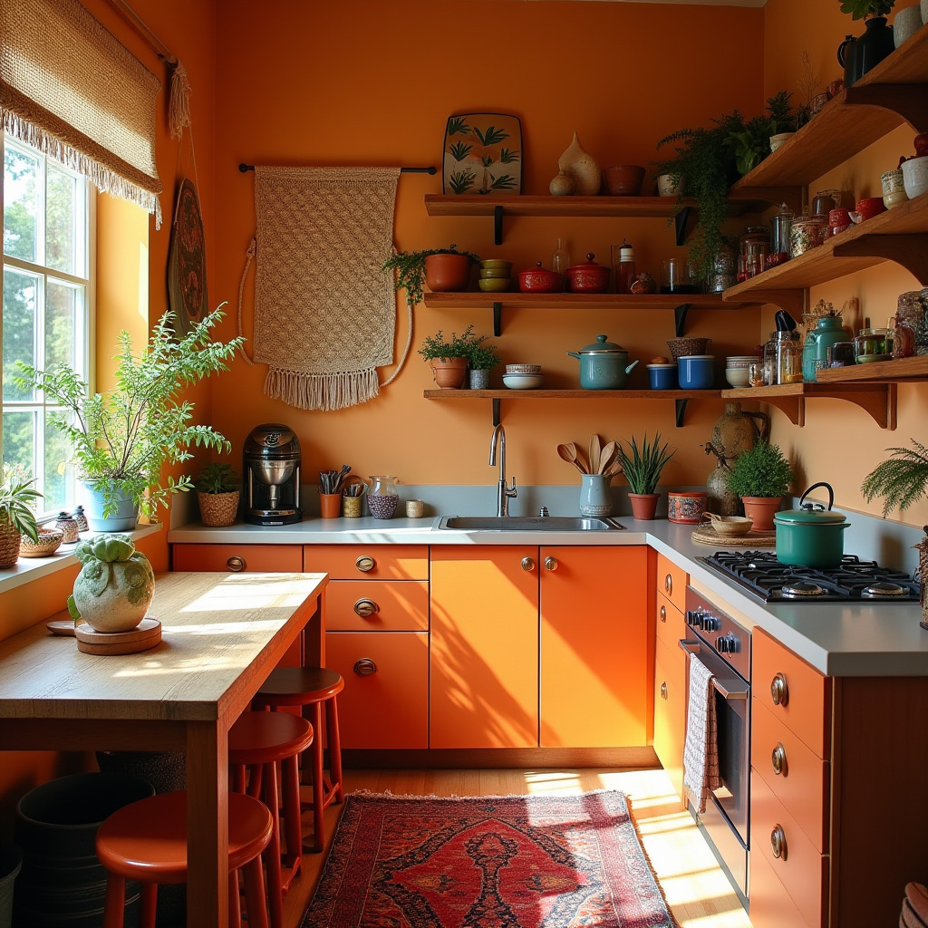 small boho kitchen decor 6