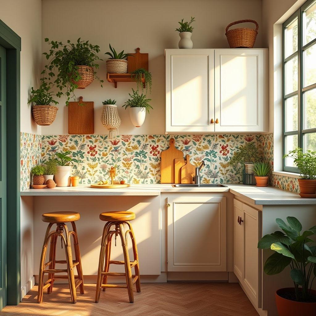 small boho kitchen decor 9