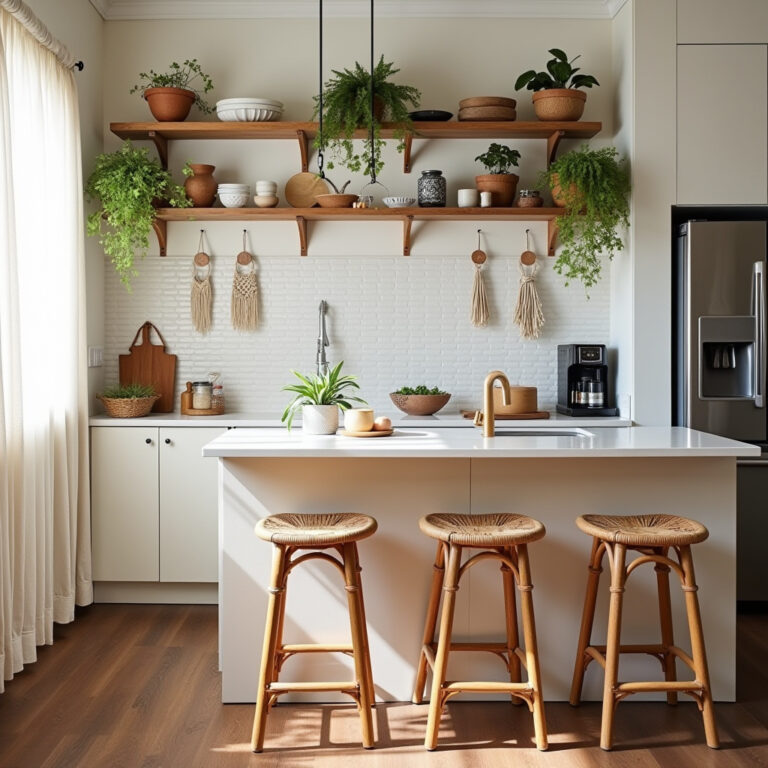 small boho kitchen ideas 1