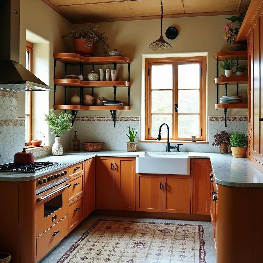 small boho kitchen ideas 12