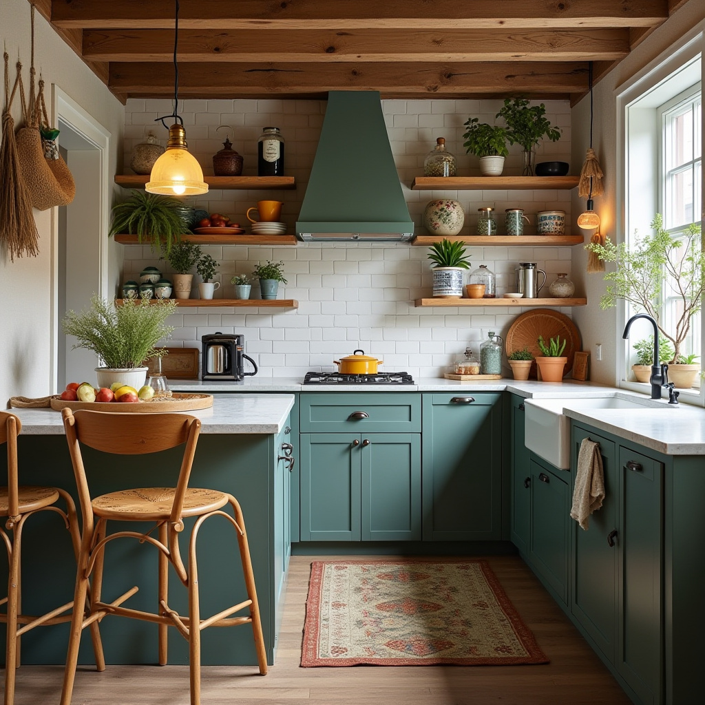 small boho kitchen ideas 22