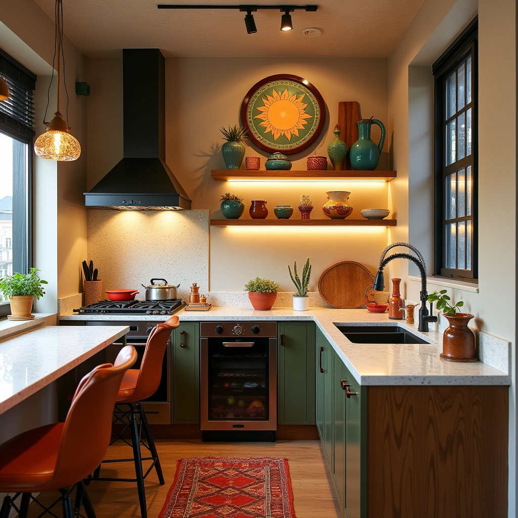 small boho kitchen ideas 26