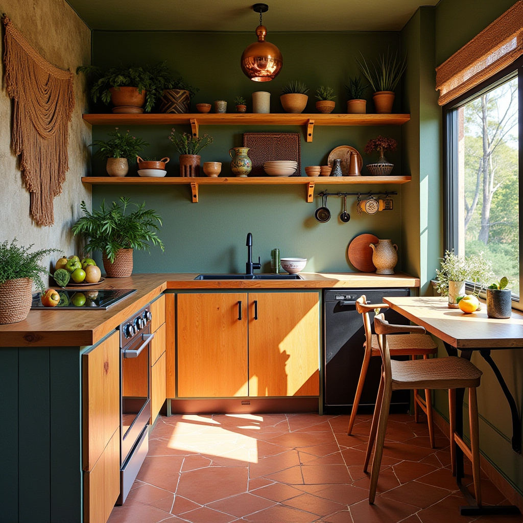 small boho kitchen ideas 4