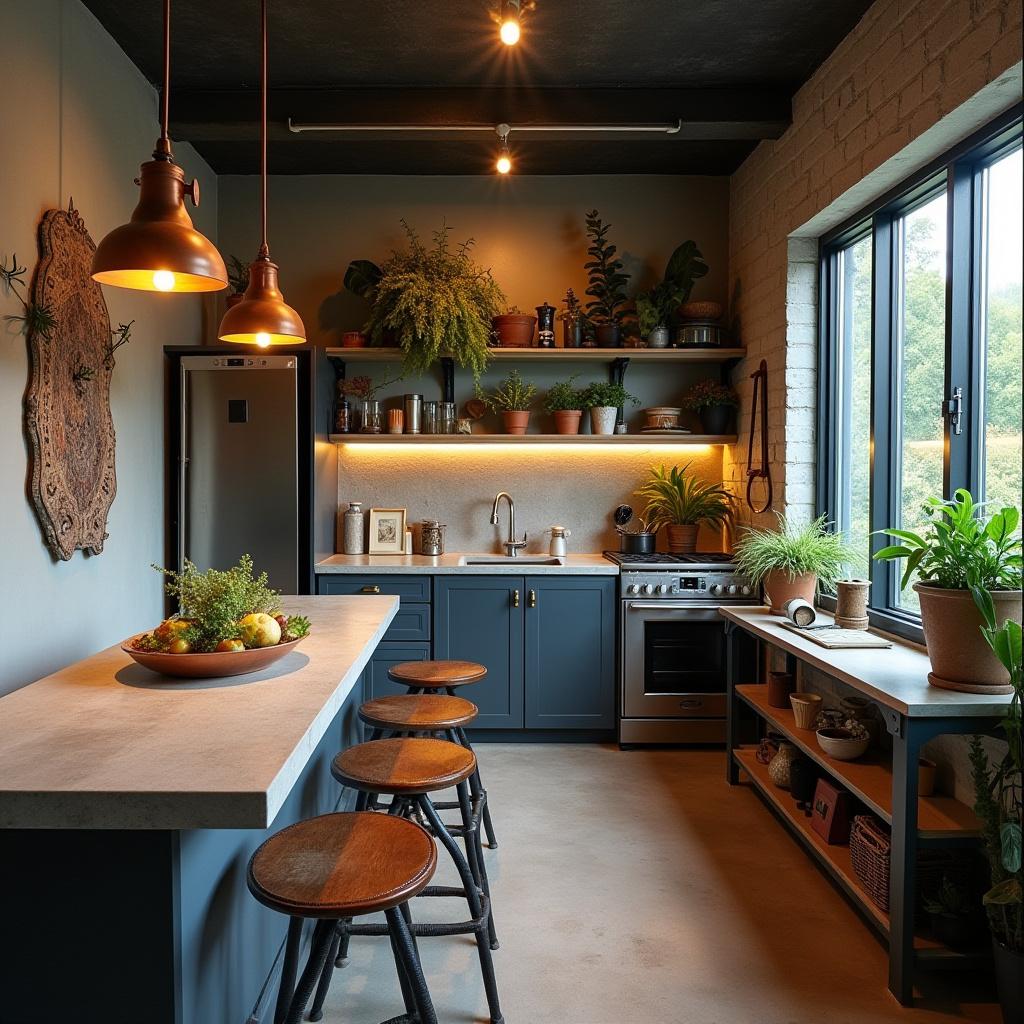 tiny boho kitchen 10