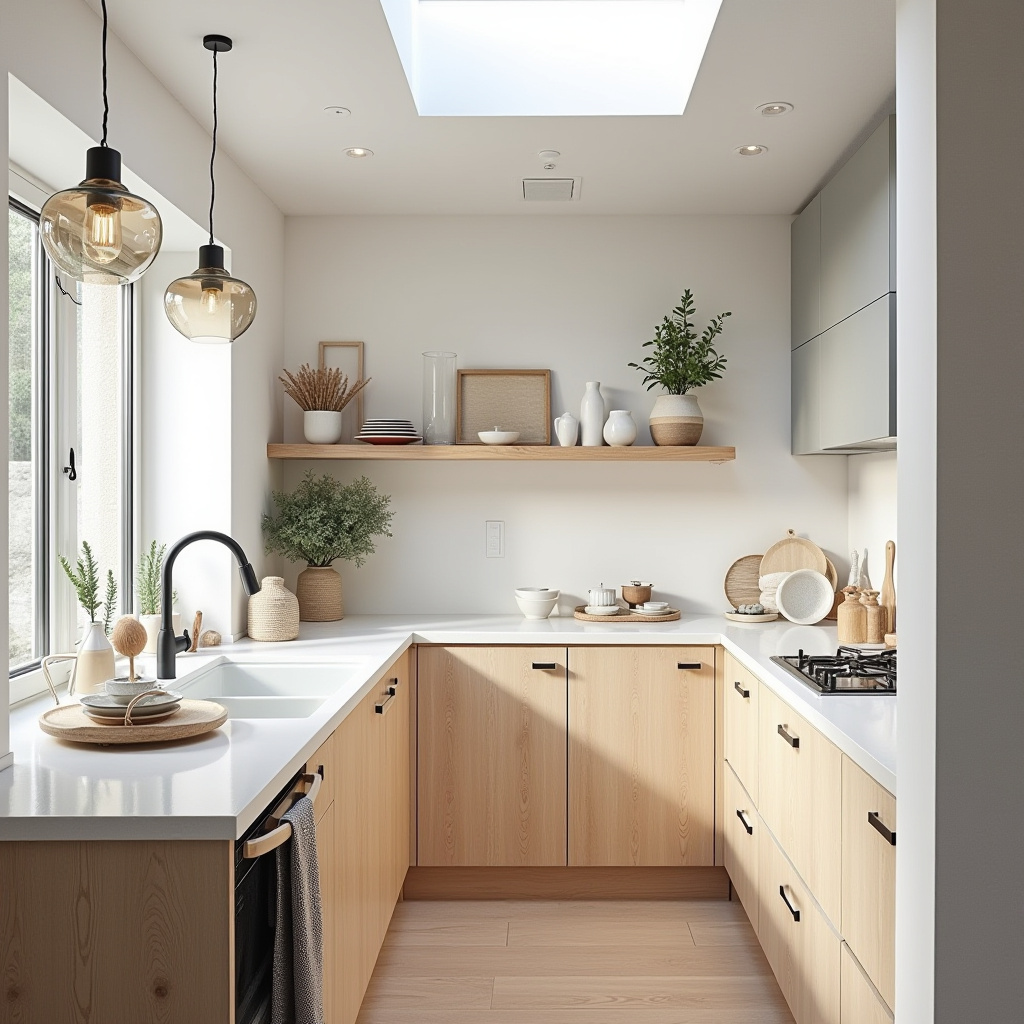 tiny boho kitchen 12