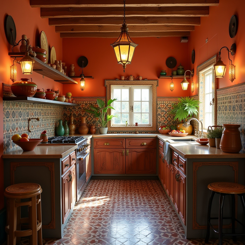 tiny boho kitchen 15