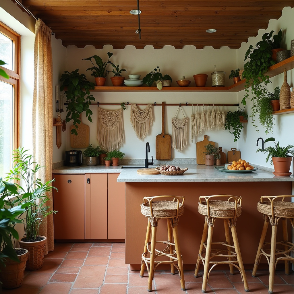 tiny boho kitchen 2