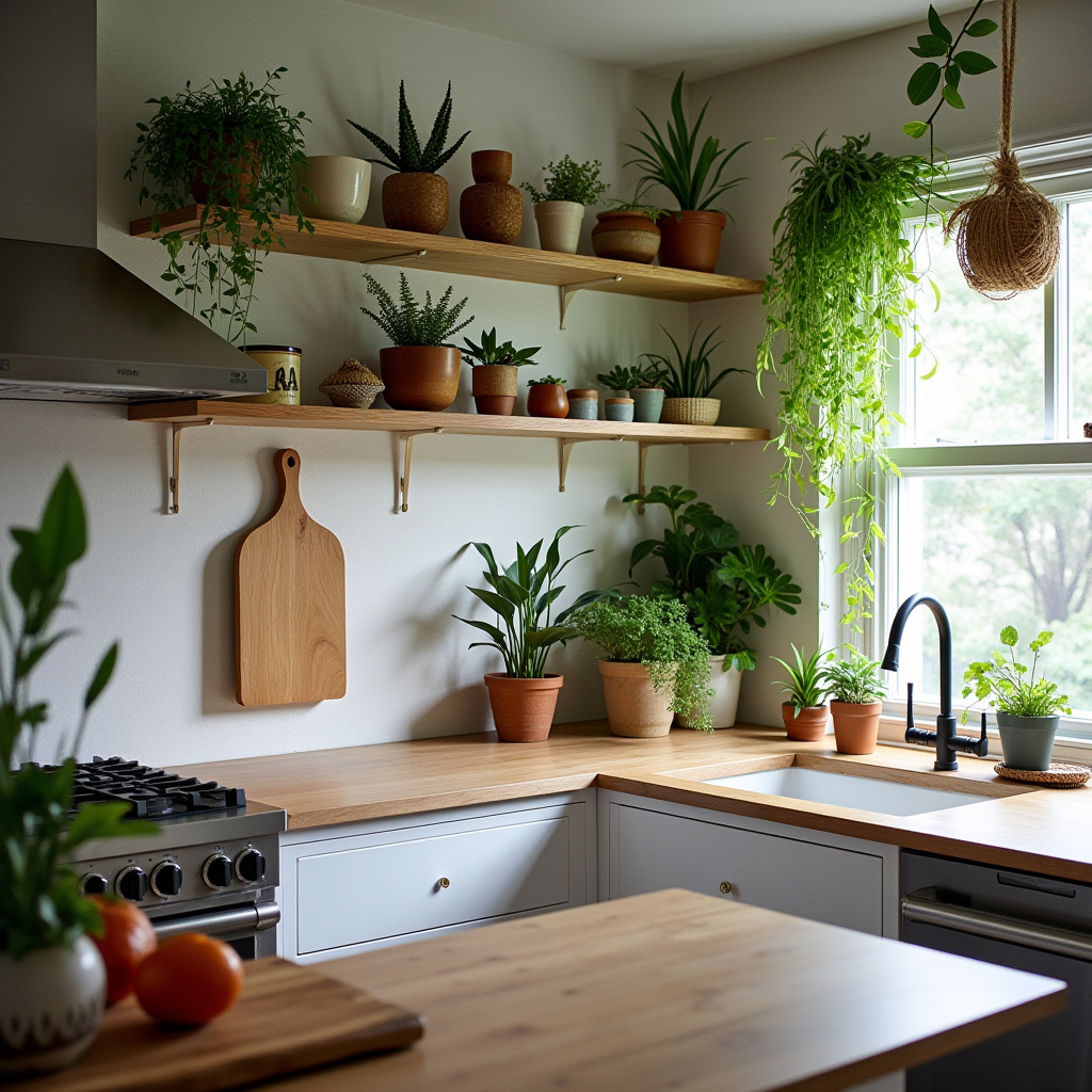 tiny boho kitchen 20