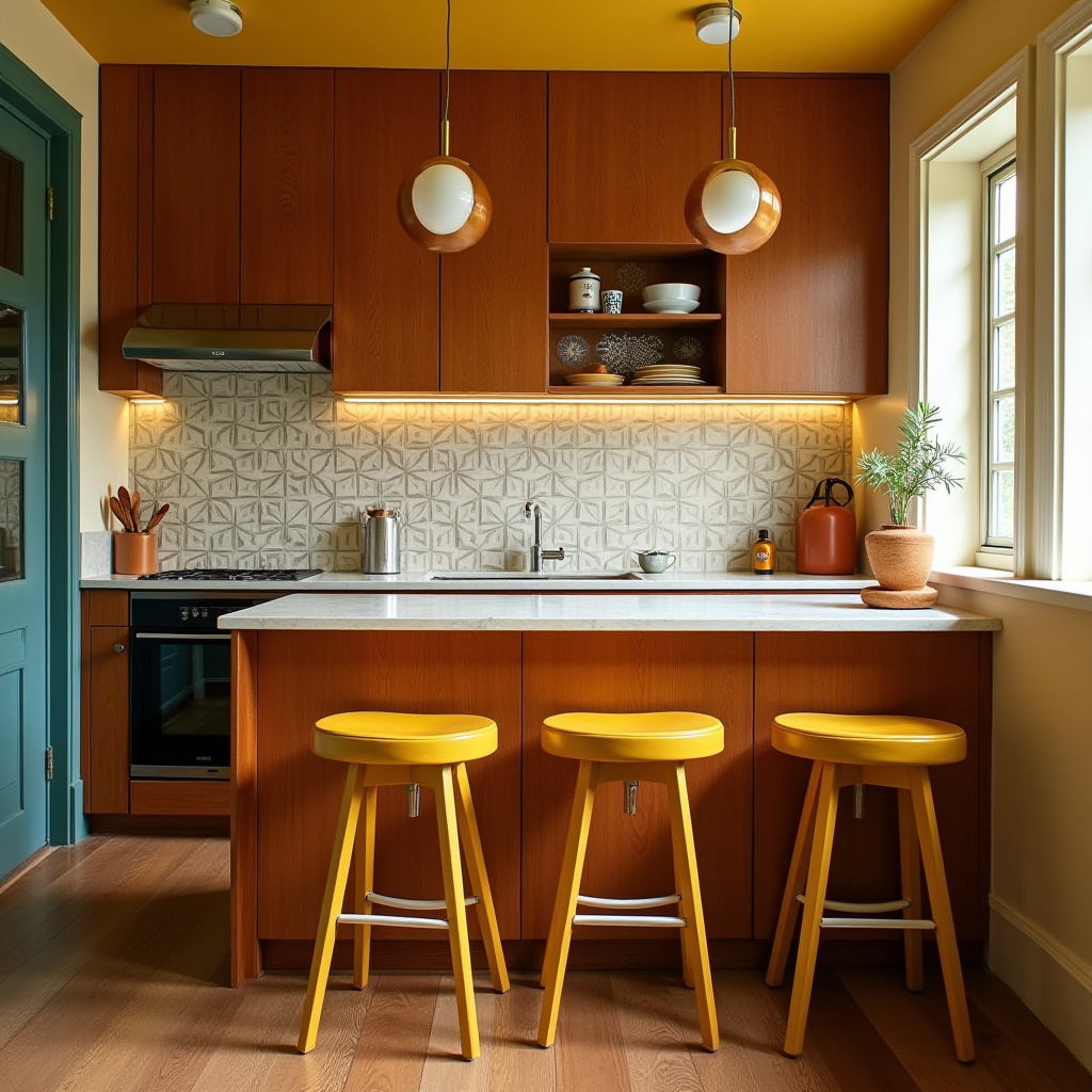 tiny boho kitchen 24