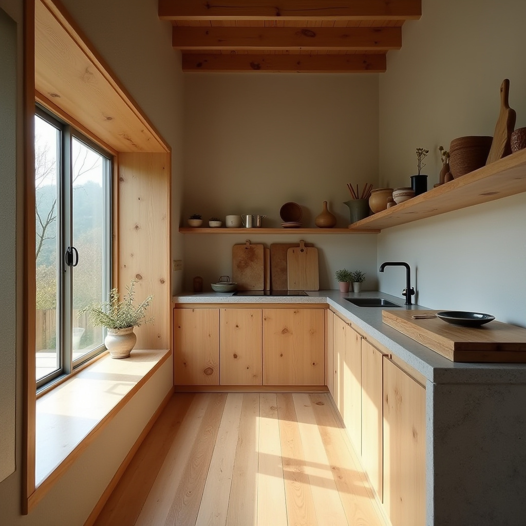 tiny boho kitchen 25