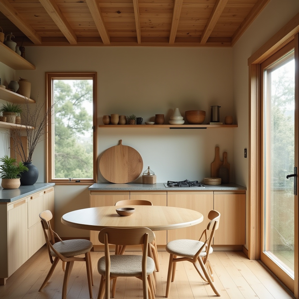tiny boho kitchen 26