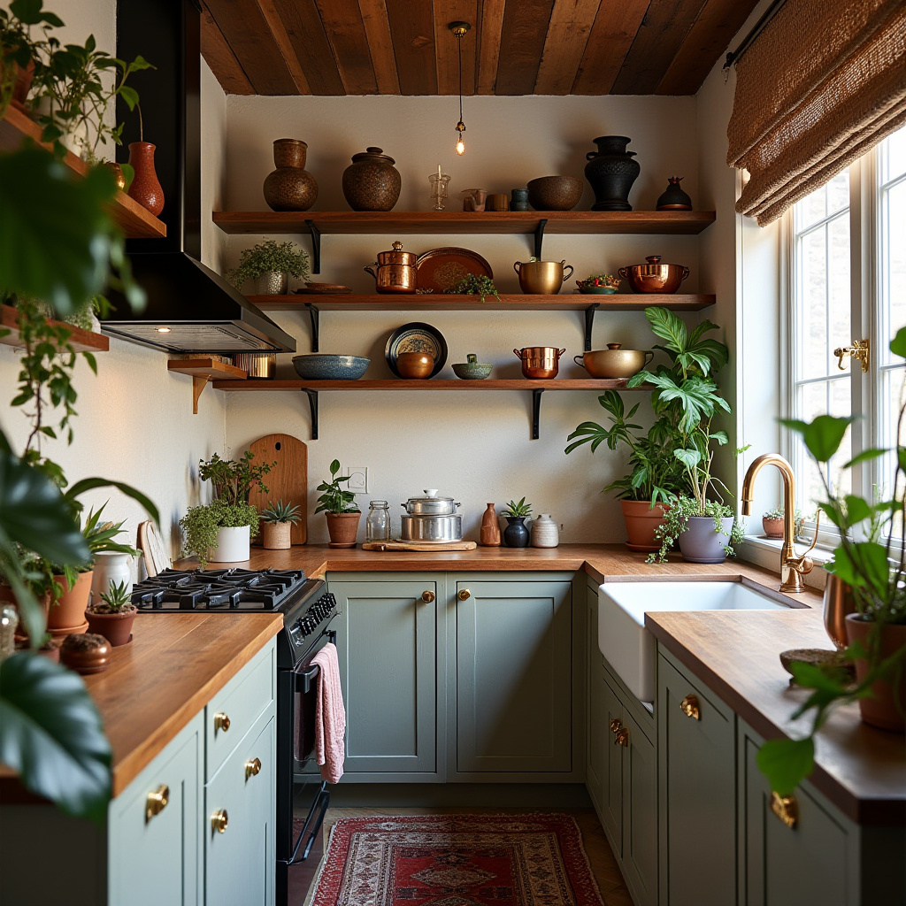 tiny boho kitchen 3