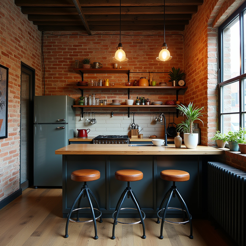 tiny boho kitchen 32